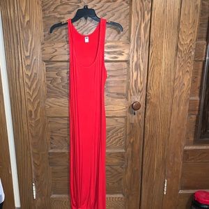 Red Maxi Dress